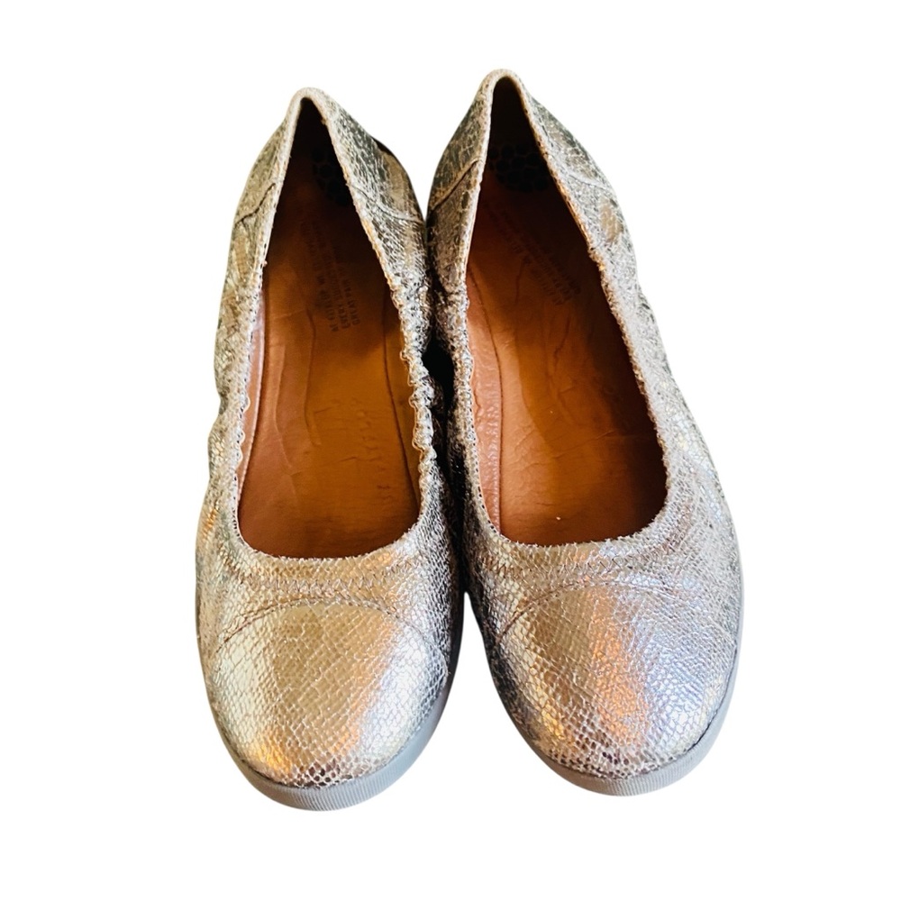 FitFlop | Silver Metallic Superbendy Ballet Flats - Picture 5 of 9